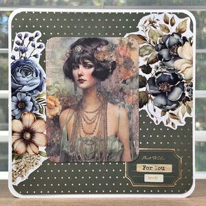 Handmade Best Wishes Greeting Card